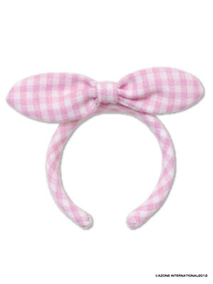 Headband (Pink Check), Azone, Accessories, 1/6, 4580116037191