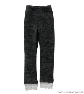 Lace Leggings (Dark Grey), Azone, Accessories, 1/6, 4580116036040