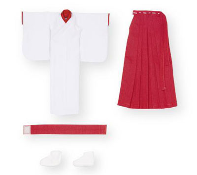 PNM Miko Clothes Set (White X Red), Azone, Accessories, 1/6, 4580116034527