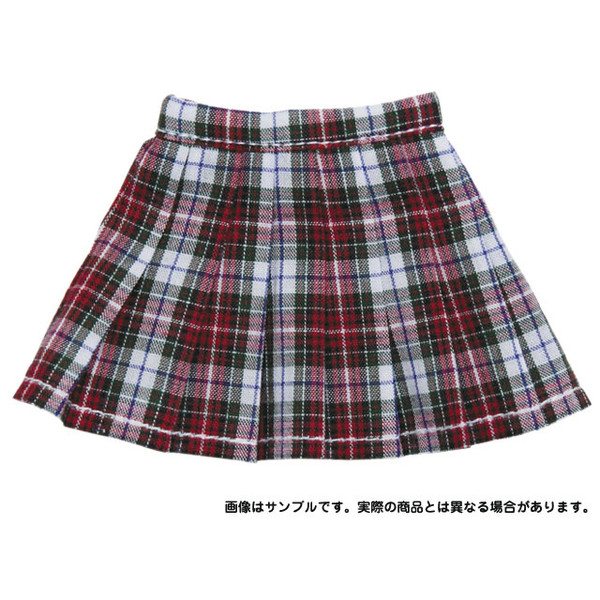 School Pleated Skirt (Red Check), Azone, Accessories, 4571117006439