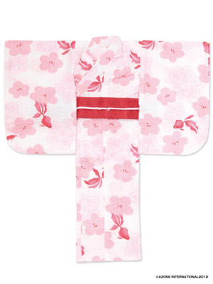 Yukata Set -Goldfish And Ume- (White), Azone, Accessories, 1/3, 4580116036965