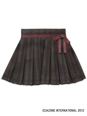 Ribbon Pleat Skirt (Brown), Azone, Accessories, 1/6, 4580116036712