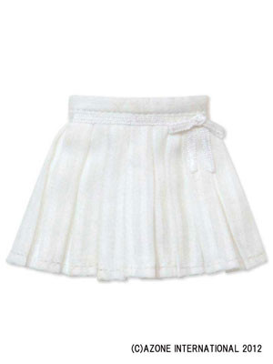 Ribbon Pleat Skirt (White), Azone, Accessories, 1/6, 4580116036736