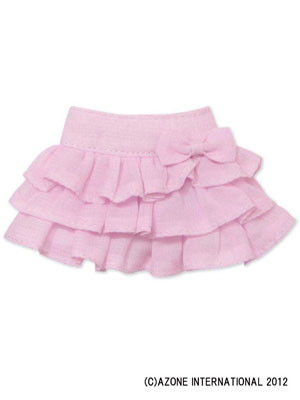 Ribbon Tiered Skirt (Pink), Azone, Accessories, 1/6, 4580116036750