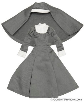 Nun's Robe Set (Gray), Azone, Accessories, 1/6, 4580116035210