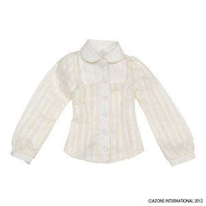 Blue Bird's Song Separated Collar Blouse (White Stripe), Azone, Accessories, 1/6, 4580116035654