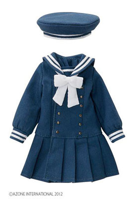 Gymnasium Sailor Onepiece Set (Navy), Azone, Accessories, 1/6, 4580116036279