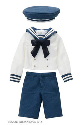 Gymnasium Sailor Suit Set (Navy x Off-white), Azone, Accessories, 1/6, 4580116036248
