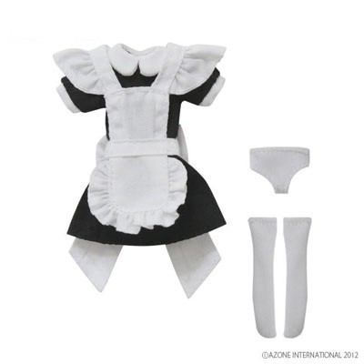 Mini Maid Clothes (Black), Azone, Accessories, 1/12, 4580116034985