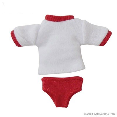 Gym Uniform (White and Red), Azone, Accessories, 1/12, 4580116034978