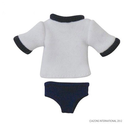 Gym Uniform (White and Navy), Azone, Accessories, 1/12, 4580116034961