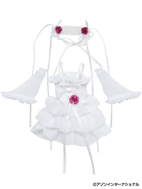 Rose Chiffon One-Piece (Rose Pink and White), Azone, Accessories, 1/12, 4580116034756