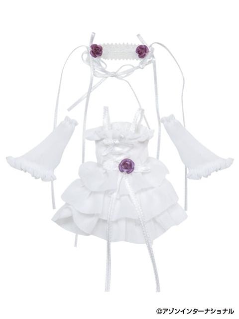 Rose Chiffon One-Piece (Rose Purple and White), Azone, Accessories, 1/12, 4580116034763