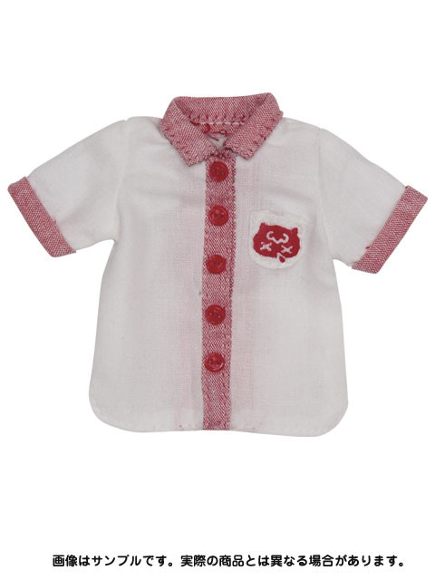 Snotty Cat Mini Short Sleeve Shirt (White and Red), Azone, Accessories, 4571117008341