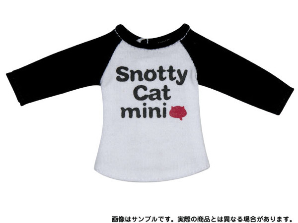 Snotty Cat Mini T-shirt (Black), Azone, Accessories, 4571117009560