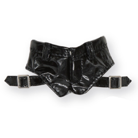 Side Belt Shorts (Enamel Black Leather), Azone, Accessories, 1/6, 4580116034015