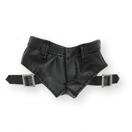 Side Belt Shorts (Black Leather), Azone, Accessories, 1/6, 4580116034022