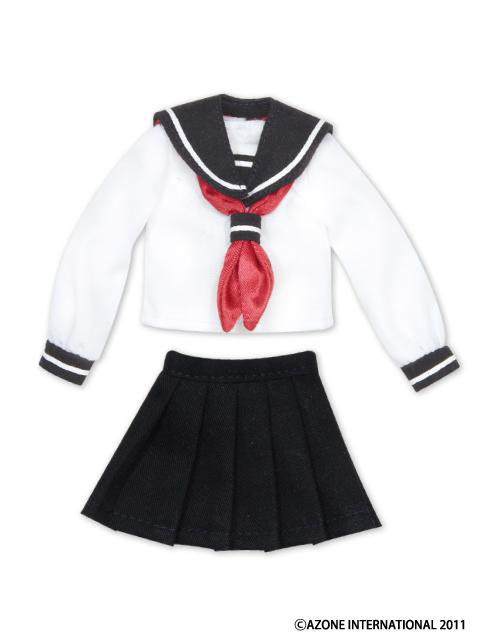 School Uniform Set (White/Navy), Azone, Accessories, 1/6, 4580116033612