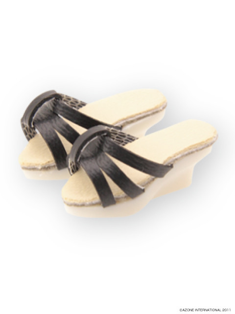 MykeeSurf Wedge Sole Sandals (Black), Azone, Accessories, 1/6, 4580116033391