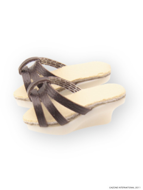 MykeeSurf Wedge Sole Sandals (Brown), Azone, Accessories, 1/6, 4580116033407