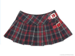 Side Belt Pleated Skirt (Navy Check), Azone, Accessories, 1/6, 4580116032608