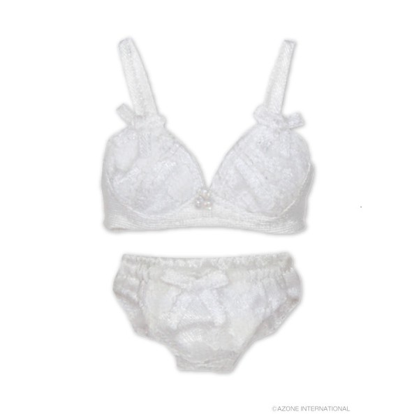 Lace Bra And Panties Set (White), Azone, Accessories, 1/6, 4580116032660