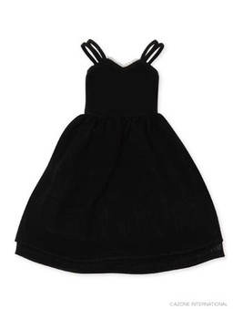Chiffon Ribbon One-Piece Dress (Black), Azone, Accessories, 1/6, 4580116032226