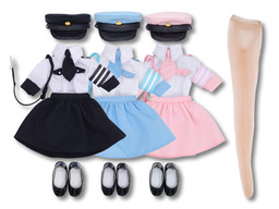 Lady Police Set (White & Black), Azone, Accessories, 1/6, 4571116990067