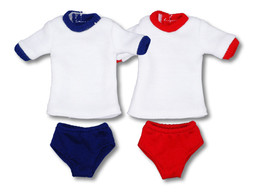 Physical Exercise Clothes Set (White/Red), Azone, Accessories, 1/6, 4562115618793