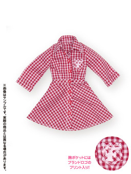 Fanny Fanny Gingham Check One-piece (Red Check), Azone, Accessories, 1/6, 4580116031960