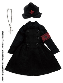 Cute Military Nurse Set (Black), Azone, Accessories, 1/6