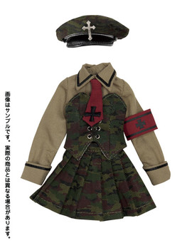 Cute Military Set (Green Camouflage), Azone, Accessories, 1/6, 4571117006781