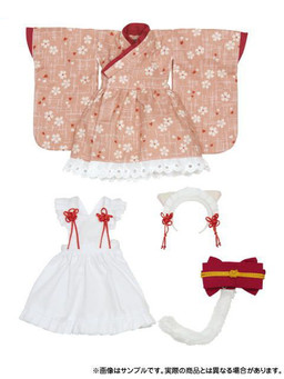 Nekomimi Japanese Style Maid Set (Pink), Azone, Accessories, 1/6, 4580116030581