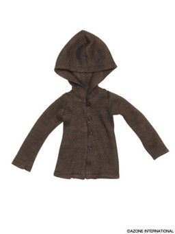 Fluffy Hood Long Cardigan (Brown), Azone, Accessories, 1/6, 4580116031465
