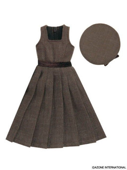 Classical One-piece Set (with Beret) (Brown), Azone, Accessories, 1/6, 4580116031519