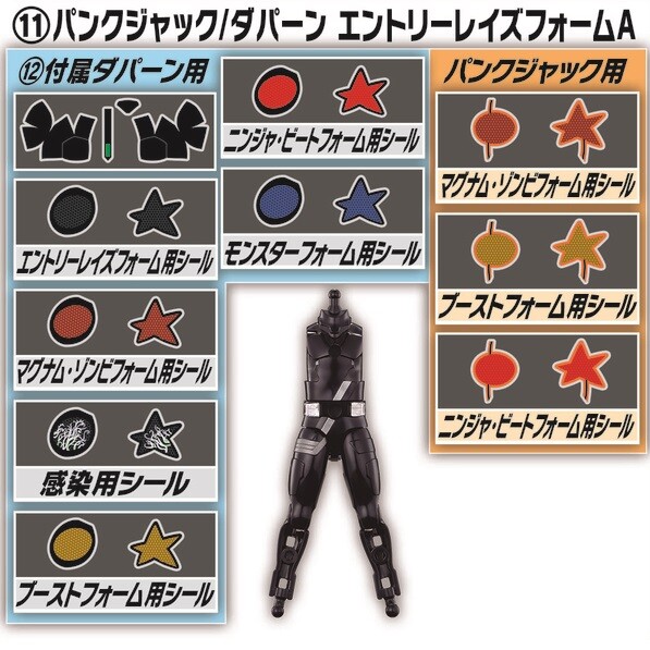 Kamen Rider Da·Paan, Kamen Rider Punk Jack (Entry Raise Form), Kamen Rider Geats, Bandai, Trading