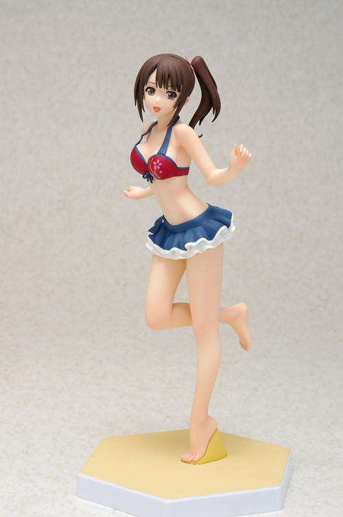 Okita Sawa (Swimsuit), Tari Tari, Wave, Pre-Painted, 1/10, 4943209552511