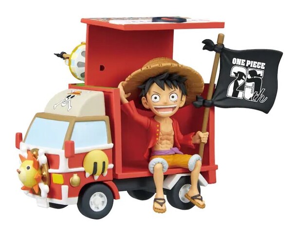 Monkey D. Luffy, Thousand Sunny (Original Series 25th Anniversary Sunny Truck & Monkey D. Luffy), One Piece, Banpresto, Trading