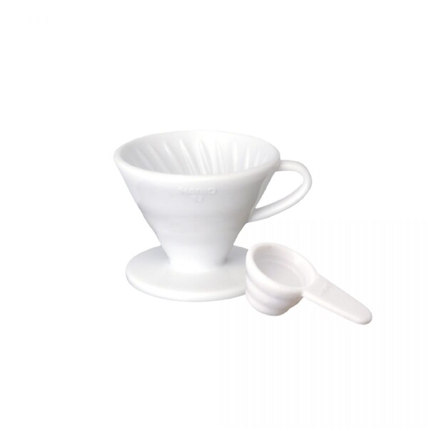 HARIO Miniature Collection ver.2, Miniature [4589573465769] (4.V60 Transparent Dripper Ceramic (White)), Ken Elephant, Trading, 4589573465769