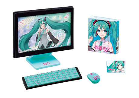 Hatsune Miku (Miku de Sakkyoku ni Chousen!), Vocaloid, Re-Ment, Trading, 4521121206752