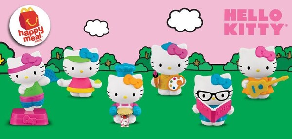 Hello Kitty (Loves Reading), Hello Kitty, McDonald's, Trading