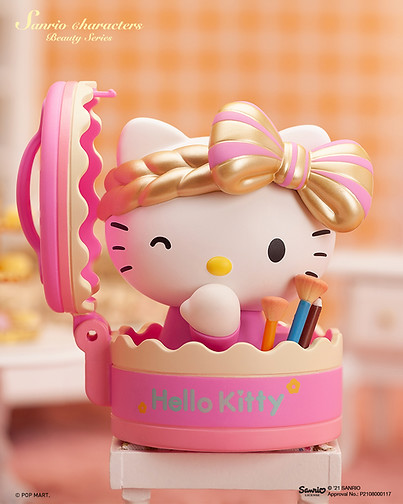 Hello Kitty (Exquisite Makeup), Sanrio Characters, Pop Mart, Pop Mart, Trading