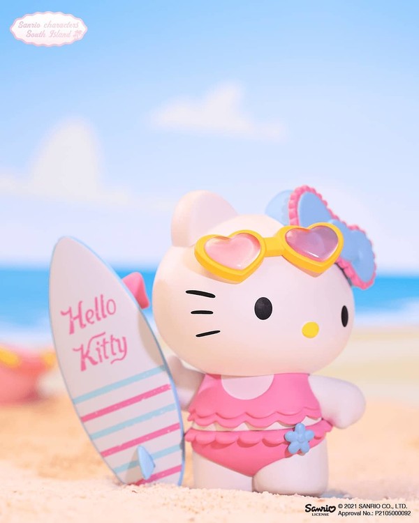 Hello Kitty (Surfing), Sanrio Characters, Pop Mart, Pop Mart, Trading