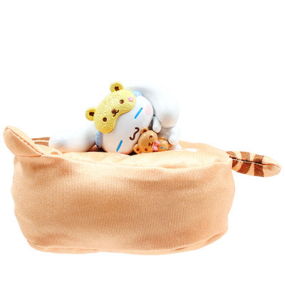Cinnamoroll (Sleepy Mini Figure and Cushion Set), Cinnamoroll, Sanrio, Trading