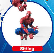 Spider-Man (Sitting), Spider-Man: Homecoming, Ensky, Gray Parka Service, Trading