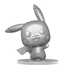 Pikachu (Waving, SilMetallic), Pocket Monsters, Funko Toys, Trading