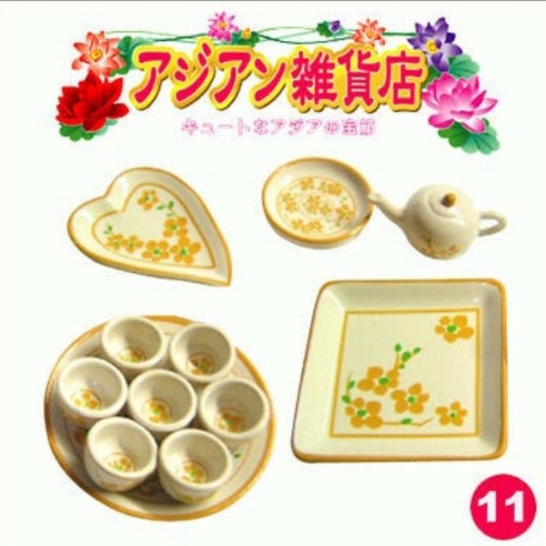 Asian Zakka-ten (11), Miniature, Puchi Sample Series [4521121500430] (Miwaku no Batchan-yaki), Re-Ment, Trading, 4521121500430