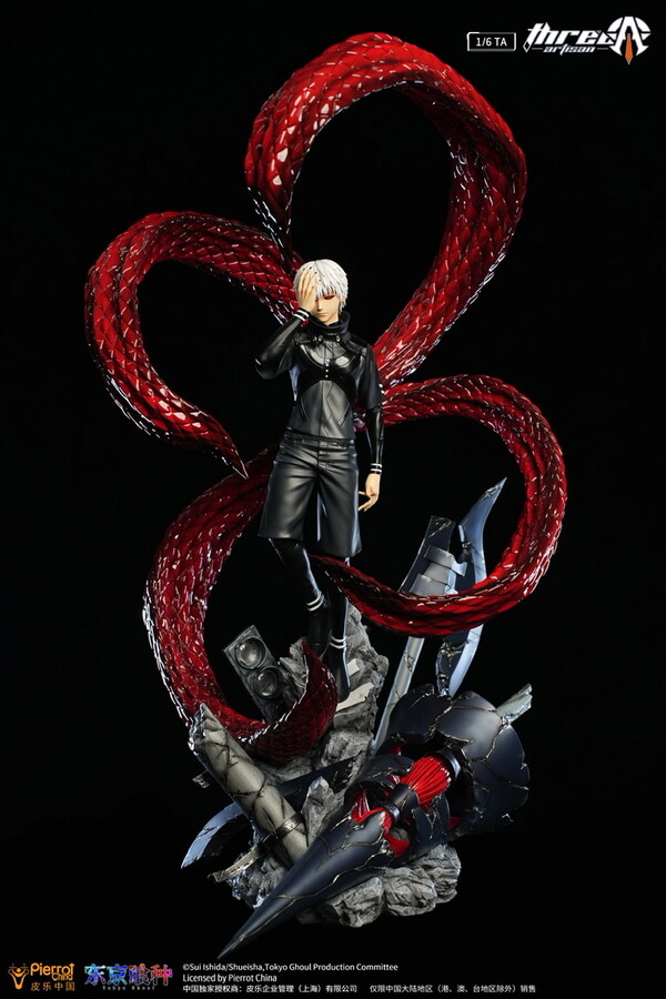 Kaneki Ken, Tokyo Ghoul, ThreeArtisan, Pre-Painted, 1/6