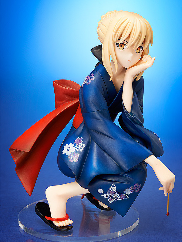 Altria Pendragon (Saber Alter, Yukata), Fate/Stay Night, FREEing, Pre-Painted, 1/8, 4571245294937