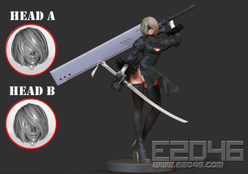 YoRHa No.2 Type B, NieR:Automata, E2046, Garage Kit
